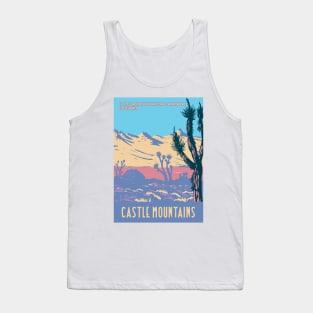 WPA Poster of Castle Mountains National Monument Tank Top